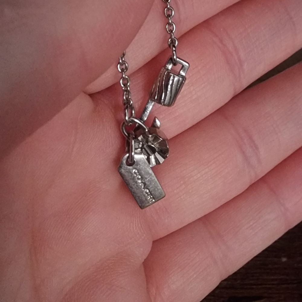 Coach Tea Rose Necklace (RARE) - Picture 7 of 7